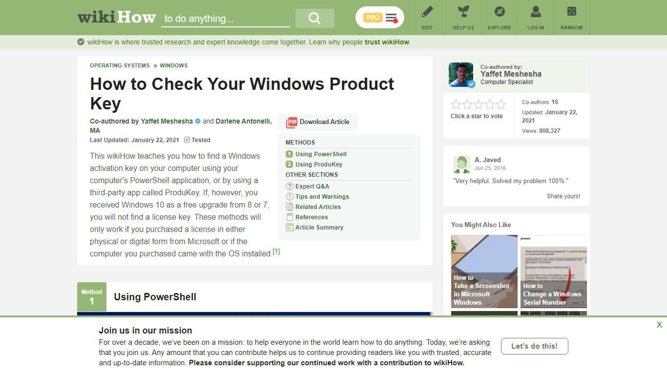 How to Check Your Windows Product Key: 9 Steps (with Pictures) - wikiHow